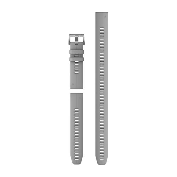 QuickFit® 22 Armband, Powder Grey Silikon (Dykarset med 3 delar) – Garmin