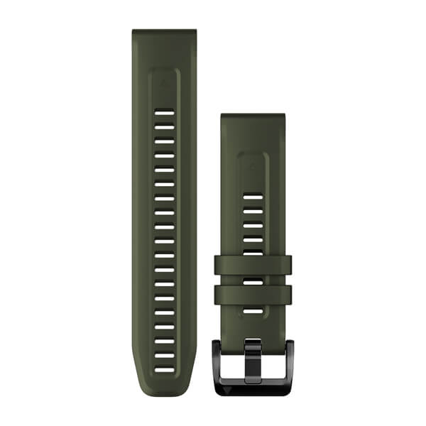 QuickFit® 22 klockarmband Moss Silikon – Garmin
