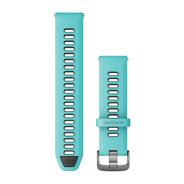 Snabbfäste Remmar (22 mm) Aqua/Svart Slate Hardware – Garmin