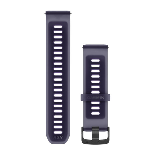 Quick Release remme (22 mm), Gennemskinnelig Imperial Purple/Indigo med Slate hardware 2