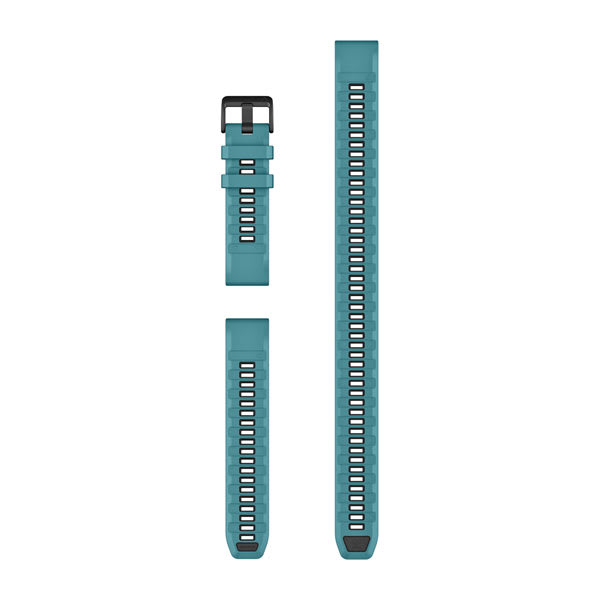 QuickFit® 22 Remmar Turkos Silikon (Dykarset Med 3 Delar) – Garmin