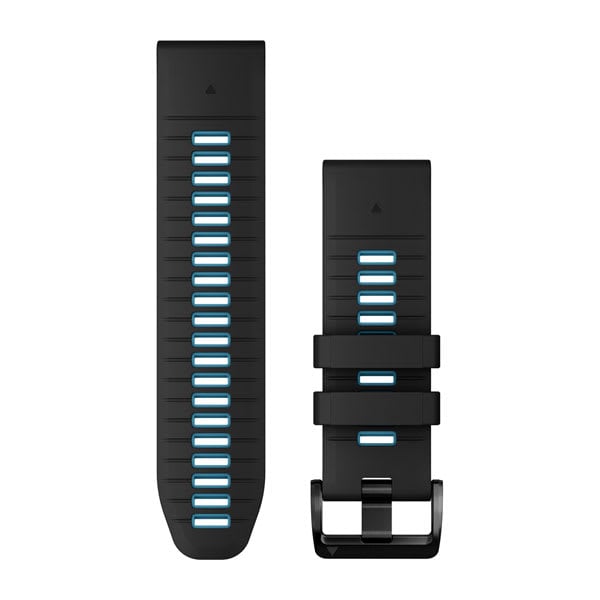 QuickFit® 26 remme, Sort/Pebble Grey silikone 3