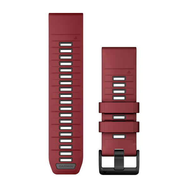 QuickFit® 26 Armband Marsala/Graphite Silikon – Garmin