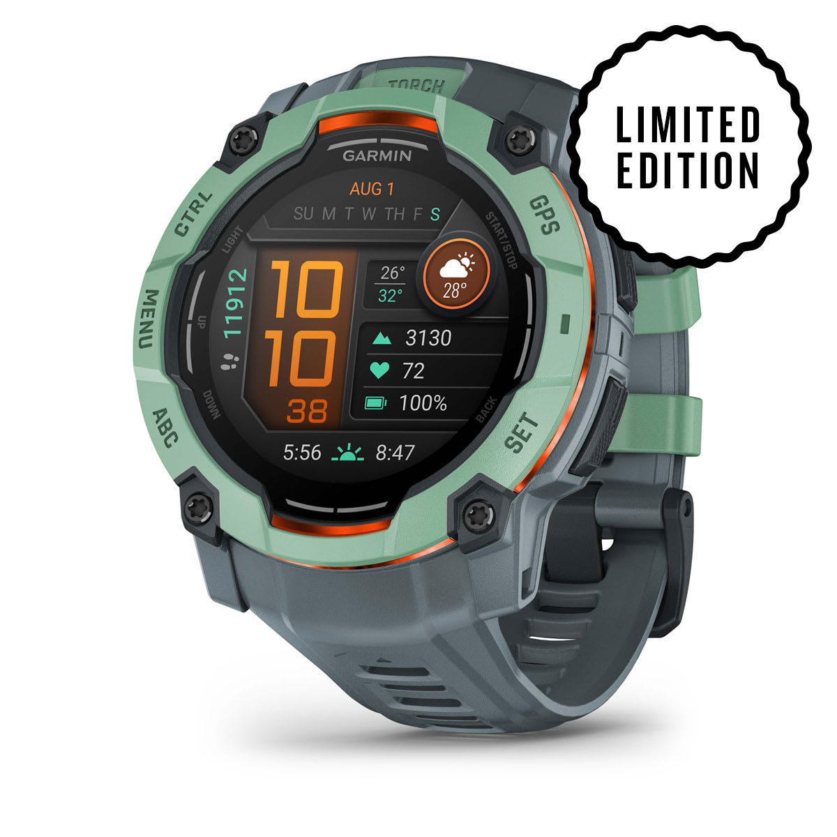 Instinct® 3 – 50 mm, AMOLED, Neotropic med Twilight Rem – Garmin