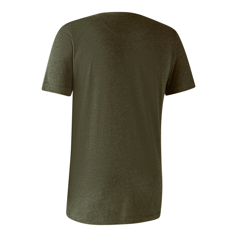 Bas 2-pack T-shirt Adventure Green Melange - Deerhunter