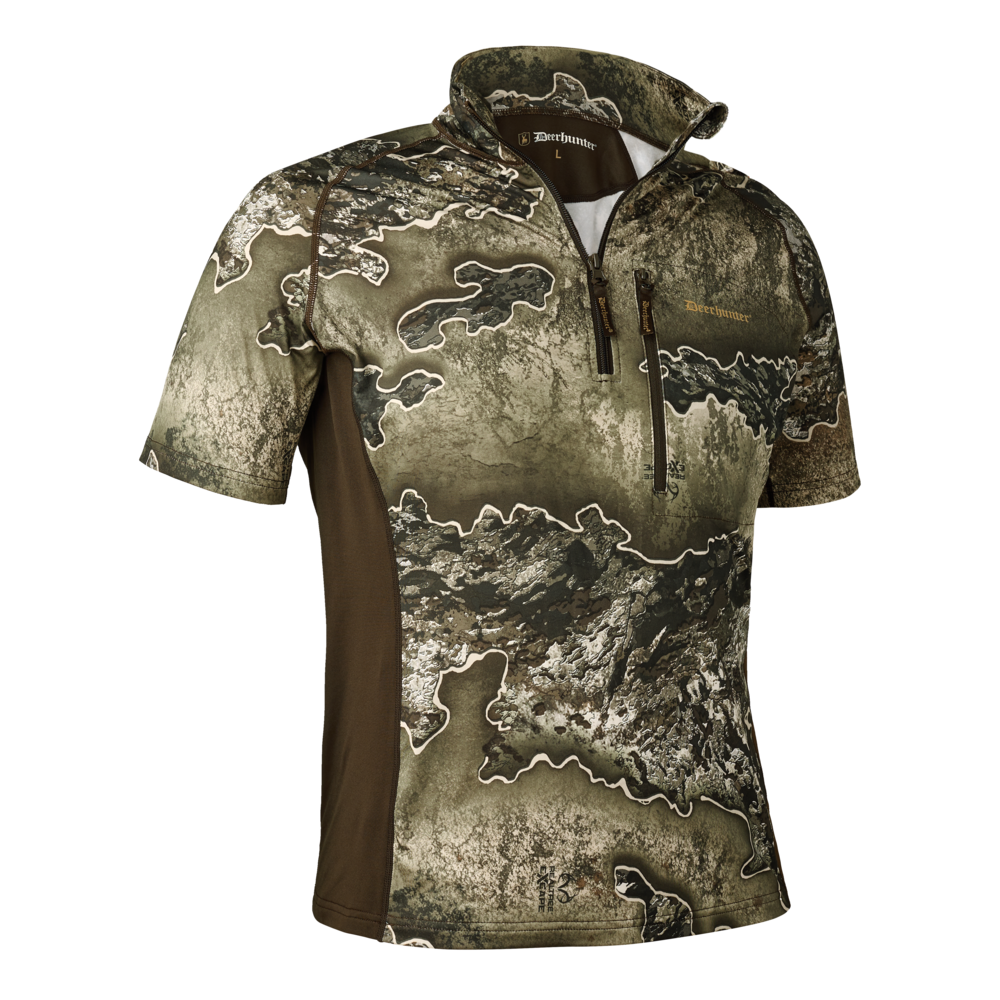 Excape Isolerad T-shirt med dragkedja i halsen - Deerhunter