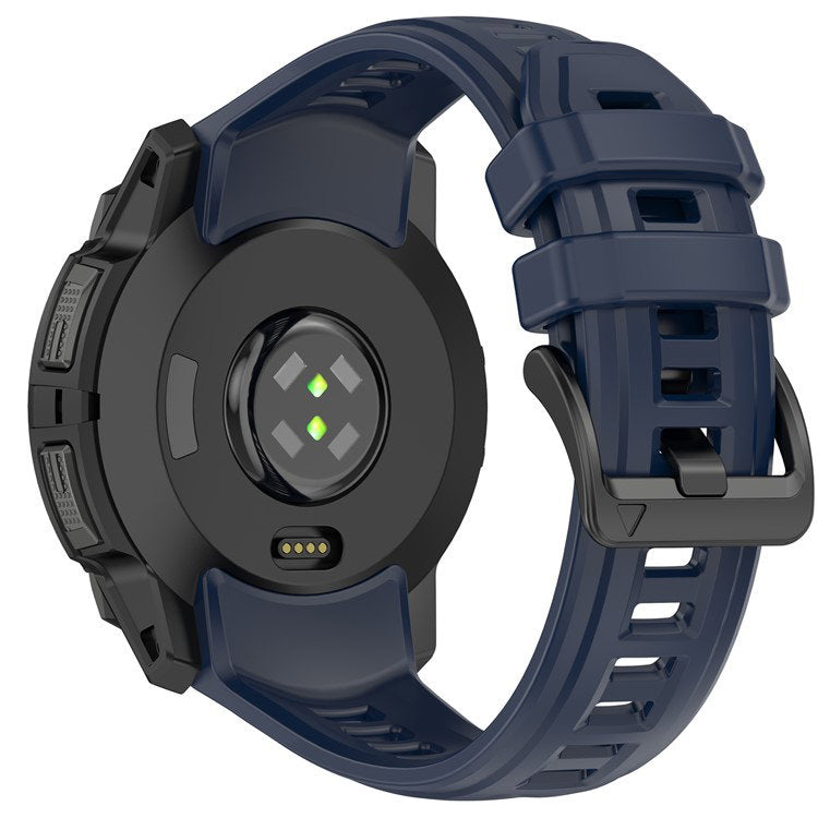 22 mm remme (Instinct® 3 – 45 mm), Bolt Blue silikone 3