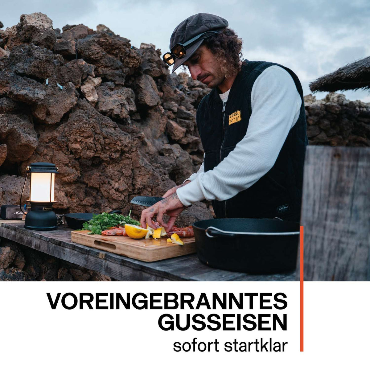 Dutch Oven ft3 med ben – 1,6 L gjutjärnsgryta – Petromax