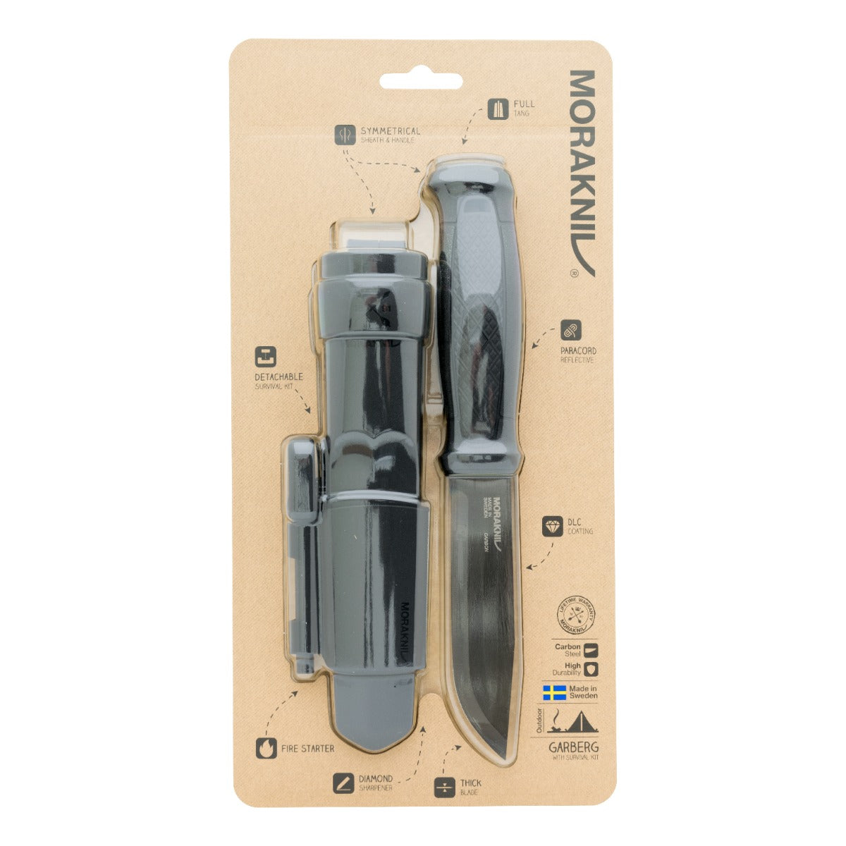 Garberg BlackBlade with Survival Kit (C) - Morakniv
