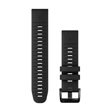 QuickFit® 22 remme, Sort silikone (Dykkersæt med 3 dele) 2