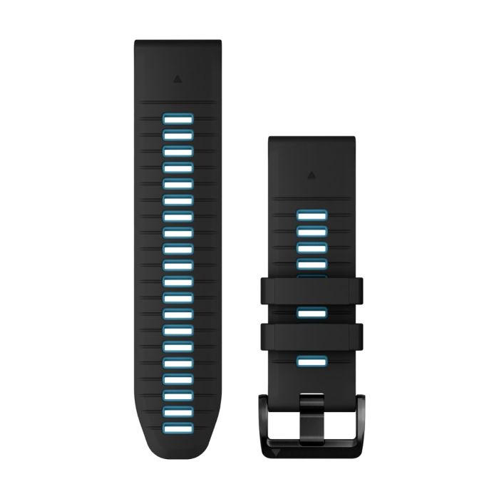 QuickFit® 26 remme, Graphite/sort silikone 3