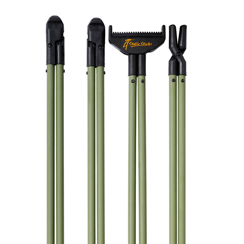 4-bent Skjutstöd grön - 4Stablestick Bush Essential