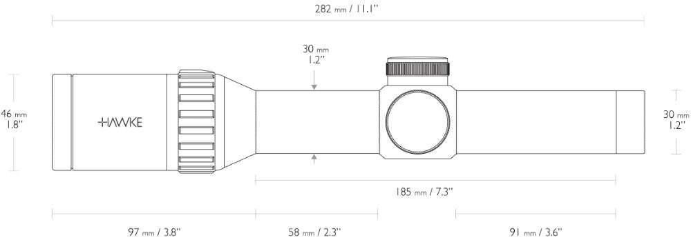 Endurance 30 WA - 1-4x24 L4A Dot – Hawke