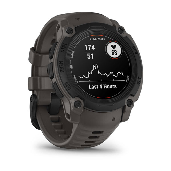 Instinct® E – 40 mm, Svart med Charcoal rem – Garmin
