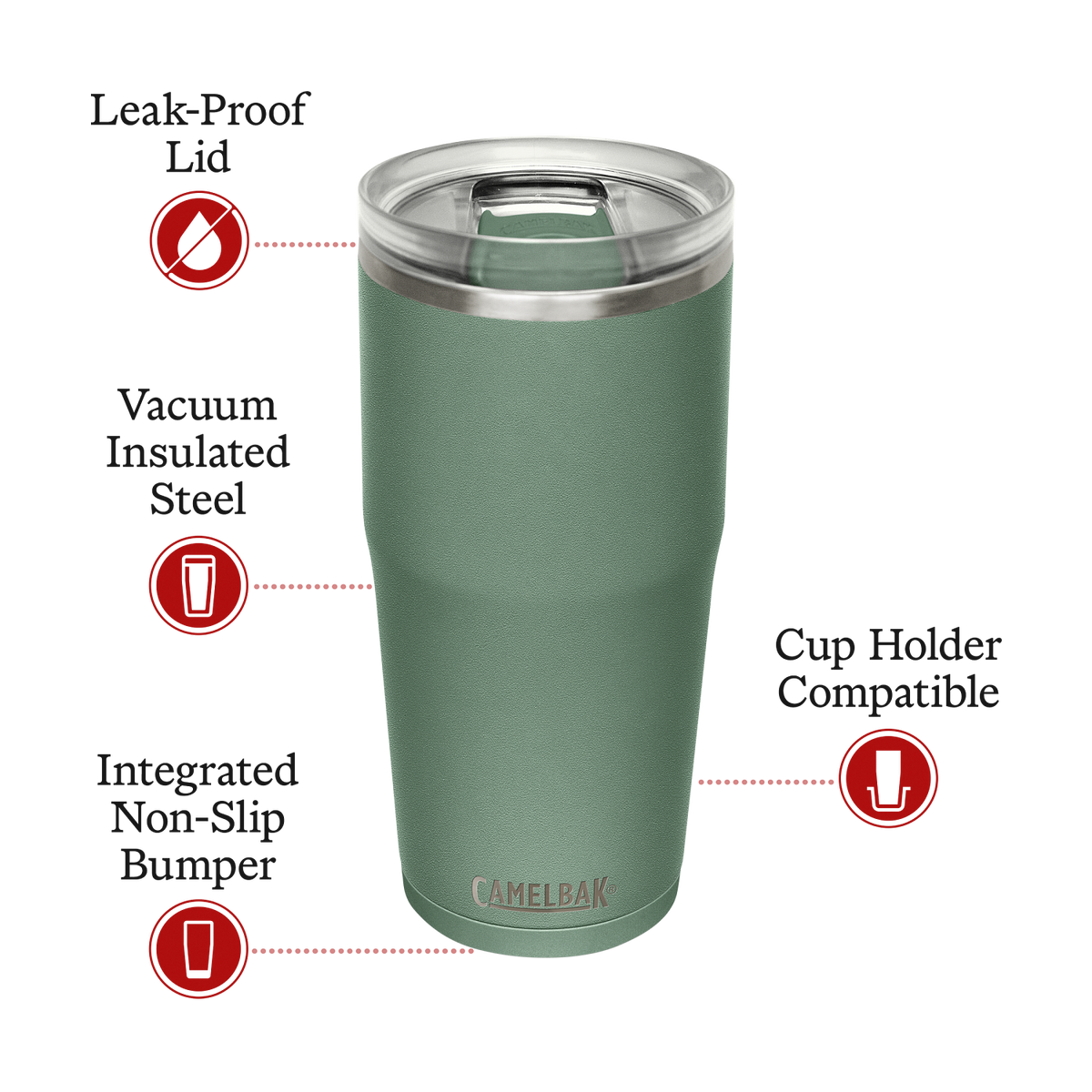 Thrive Tumbler, VSS 30oz - Camelbak - Moss – Camelbak