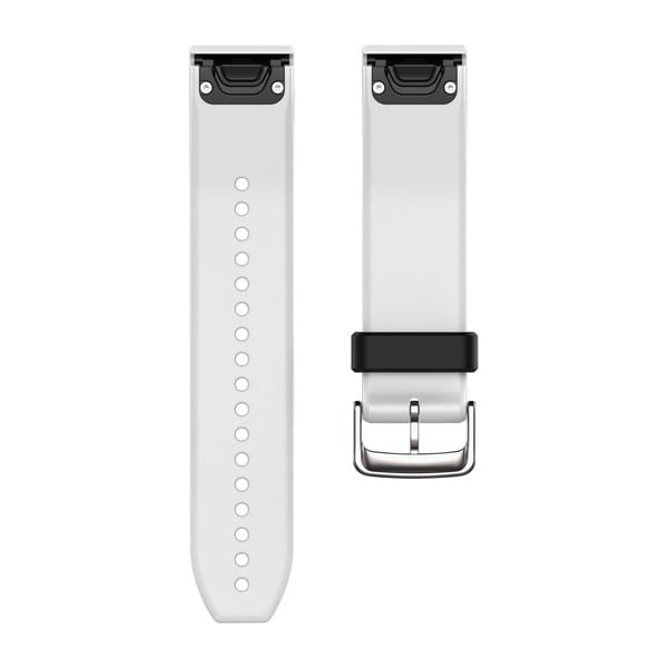 QuickFit® 22 klockarmband Vit silikon – Garmin