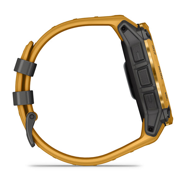 Instinct® 3 – 50 mm, Solar, Sunburst med Sunburst/Grey rem – Garmin