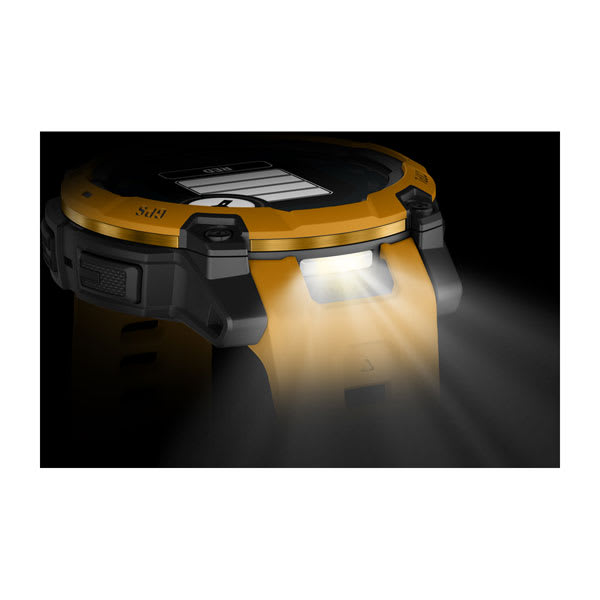 Instinct® 3 – 45 mm, Solar, Sunburst med Sunburst/Grå rem – Garmin