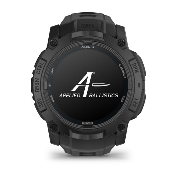 Instinct® 3 – 50 mm, AMOLED, Tactical Edition, Svart med Svart Rem – Garmin