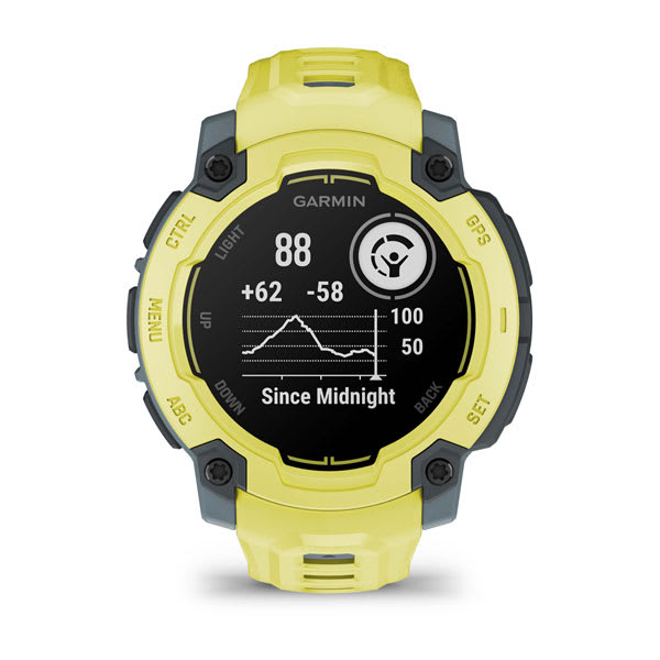 Instinct® E – 45 mm, Electric Lime med Electric Lime armband – Garmin