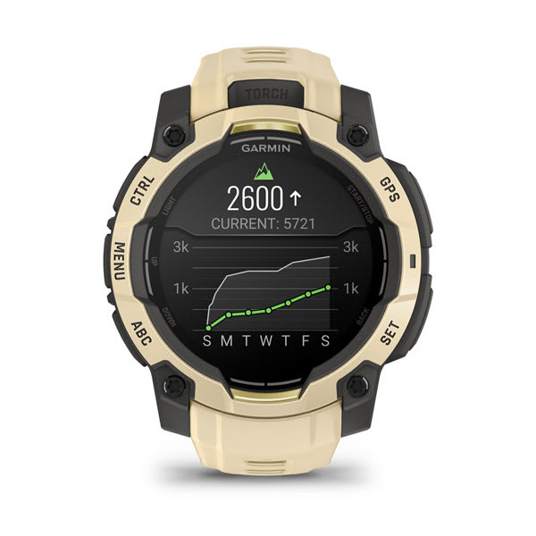 Instinct® 3 – 45 mm, AMOLED, Citrine med Citrine rem – Garmin