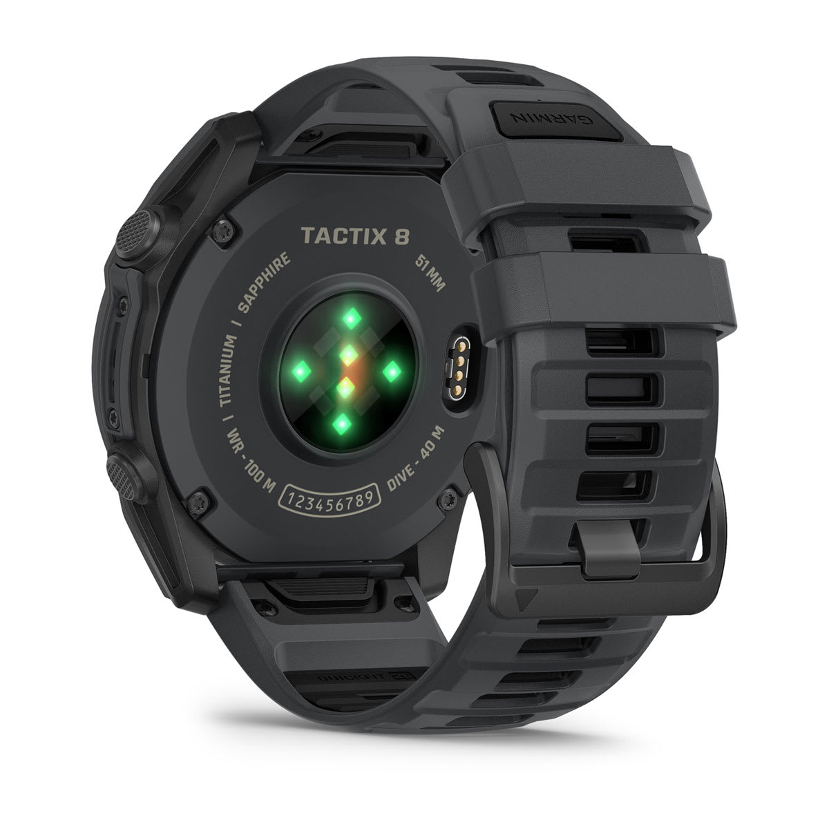 tactix® 8 – 51 mm, AMOLED, Cerakote® Beläggning, Inklusive Applied Ballistics Ultralight™ Solver och Slate Gray Cerakote® Beläggning – Garmin