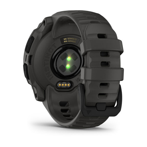 Instinct® E – 40 mm, Svart med Charcoal rem – Garmin