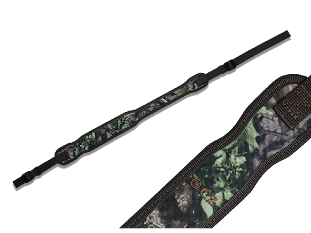 Gevärsslinga i camo nylon/gummibeläggning - CZ
