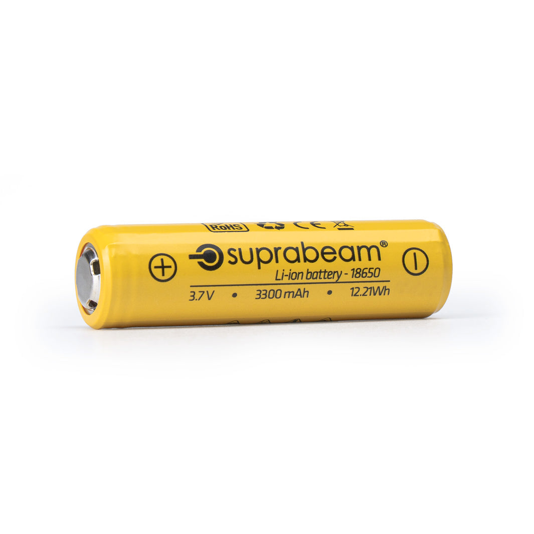 Uppladdningsbart batteri 18650/3'000 mAh – Suprabeam