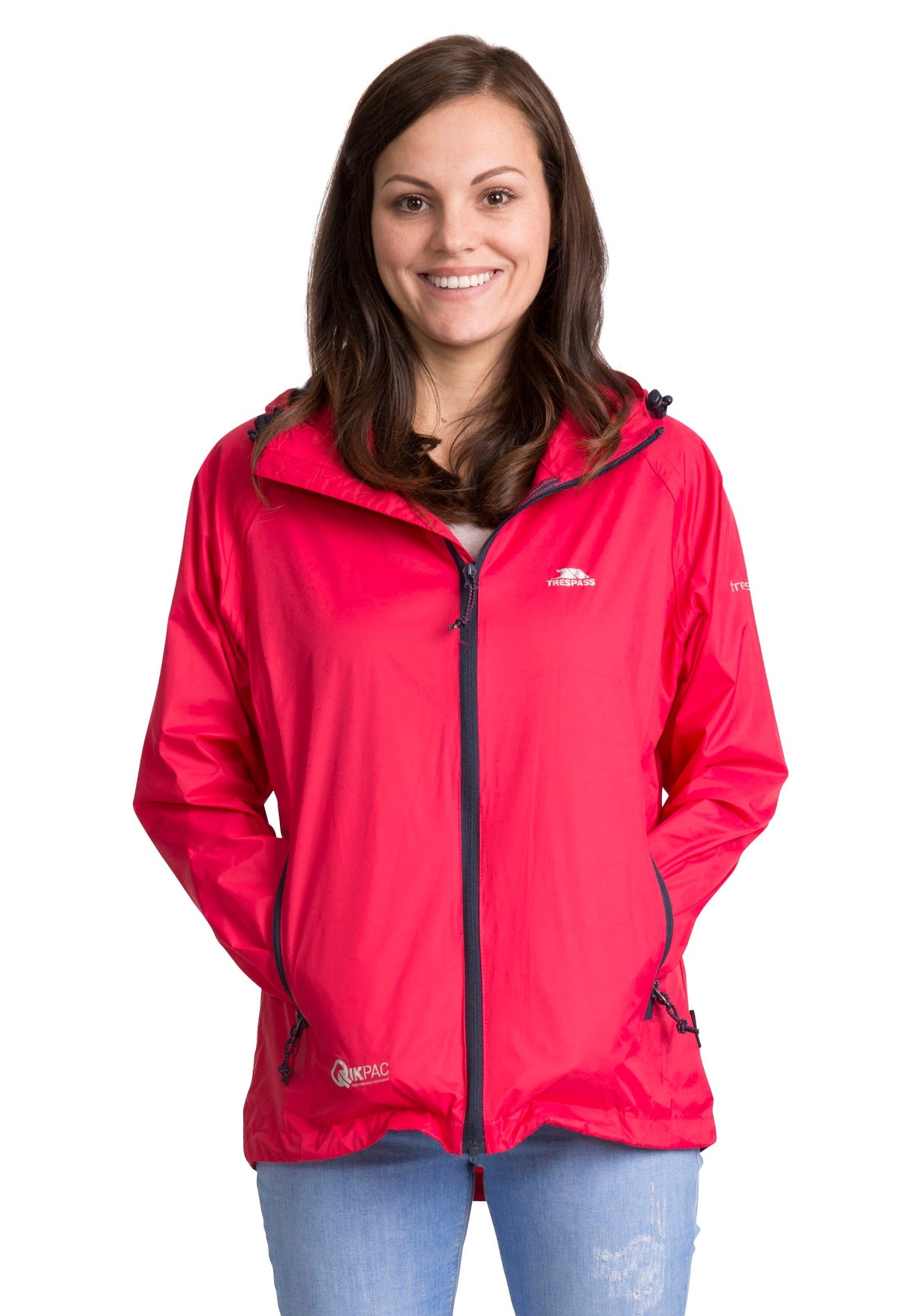 Qikpac Female Jkt - Raspberry - Trespass