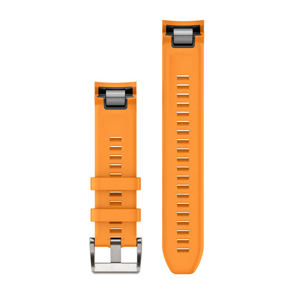 QuickFit® 22 klockarmband Spark Orange silikonarmband – Garmin