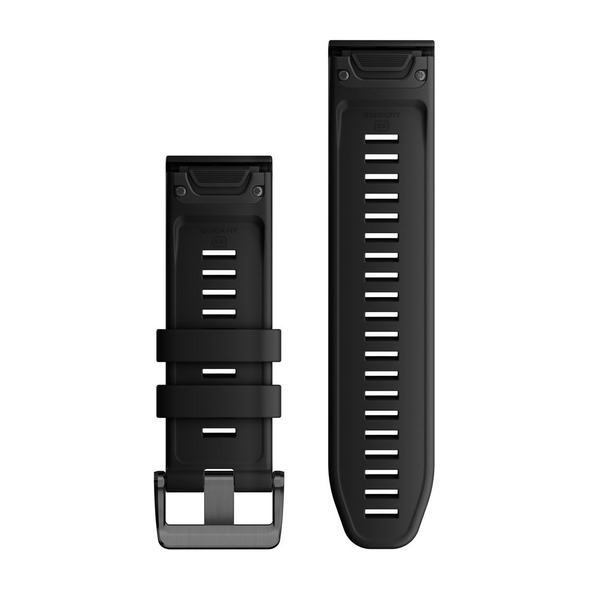 QuickFit® 26 Klockarmband Svart Silikon – Garmin