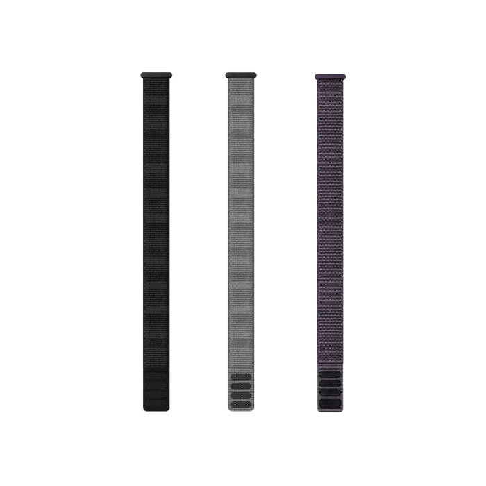 UltraFit nylonremme (22 mm), Sort 2