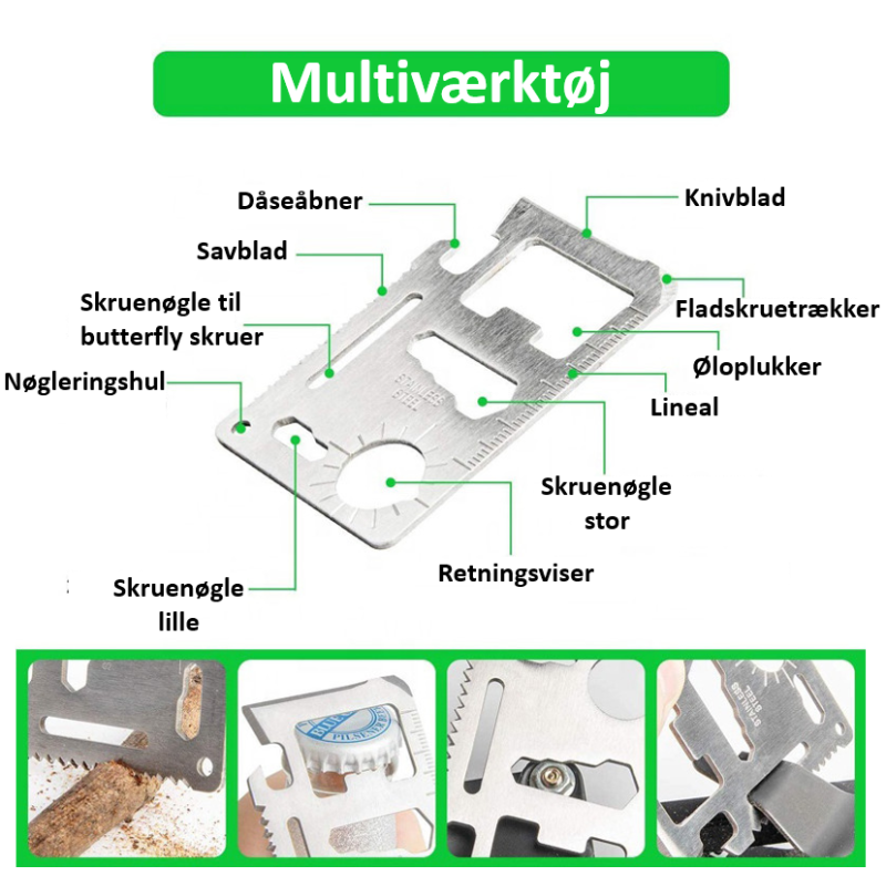 GLOBUZ - Överlevnadskit - 18 delar