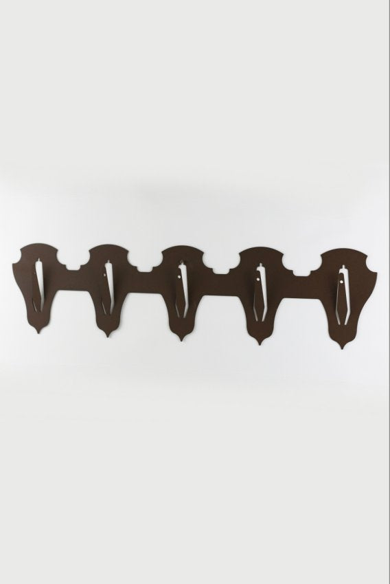Monteringsplatta för 5 bockar horisontell Classic / Corten - Torp Solution