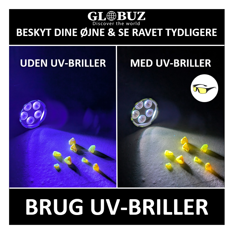 UV-skyddsglasögon med fodral – Deluxe