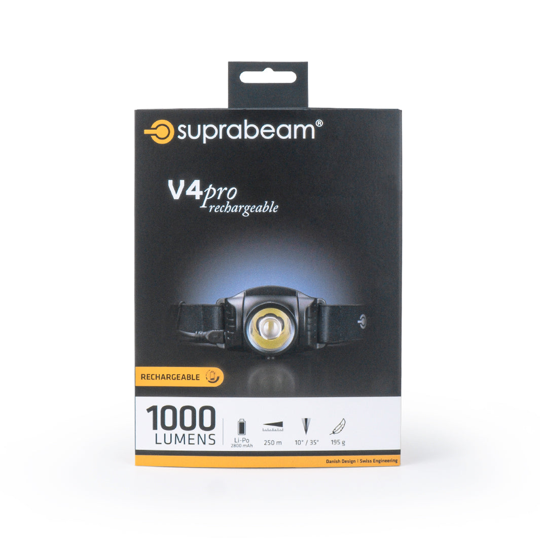 V4pro uppladdningsbar – Suprabeam