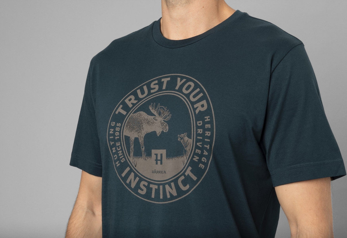 Moose T-shirt Dark navy - Härkila