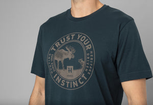 Moose T-shirt Dark navy - Härkila