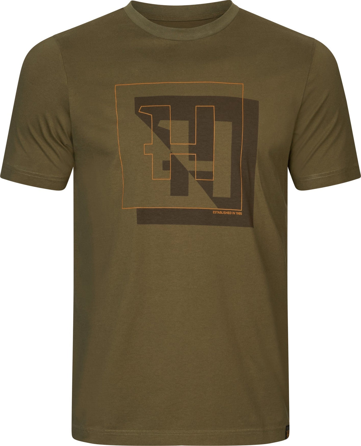 H-logo S/S T-shirt Mörk oliv - Härkila