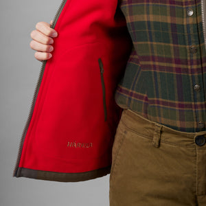 Kamko fleece Dam - Brun/Röd - Härkila