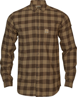 Skandinavisk L/S-skjorta Antique Bronze Rutig - Härkila