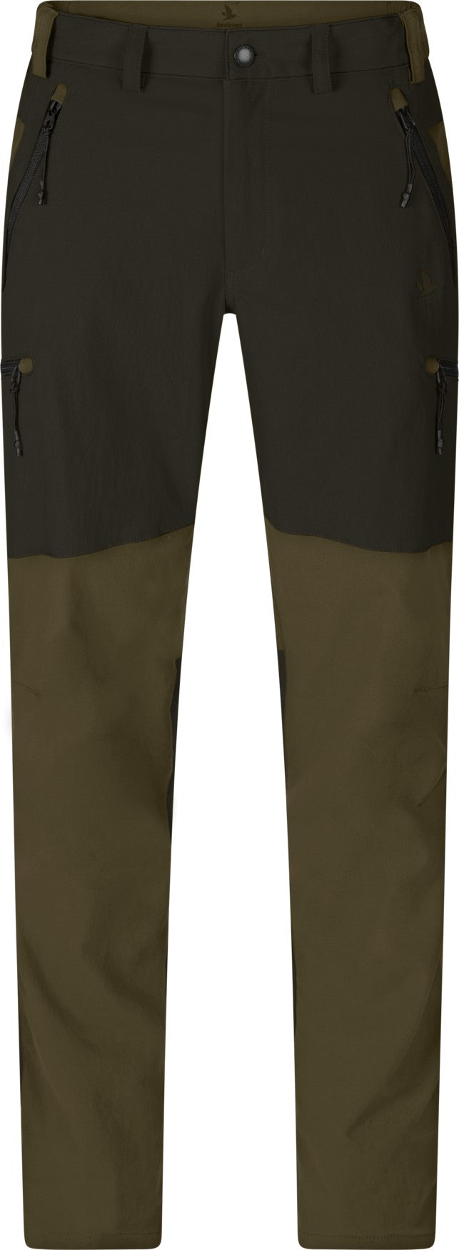 Outdoor stretch byxor Grizzly brown/Duffel green - Seeland