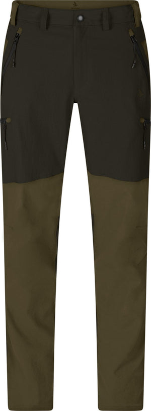 Outdoor stretch byxor Grizzly brown/Duffel green - Seeland