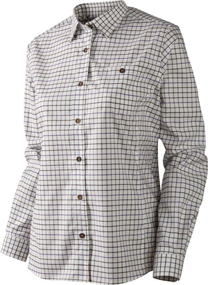 Lancaster Lady L/S skjorta Blackberry check - Härkila