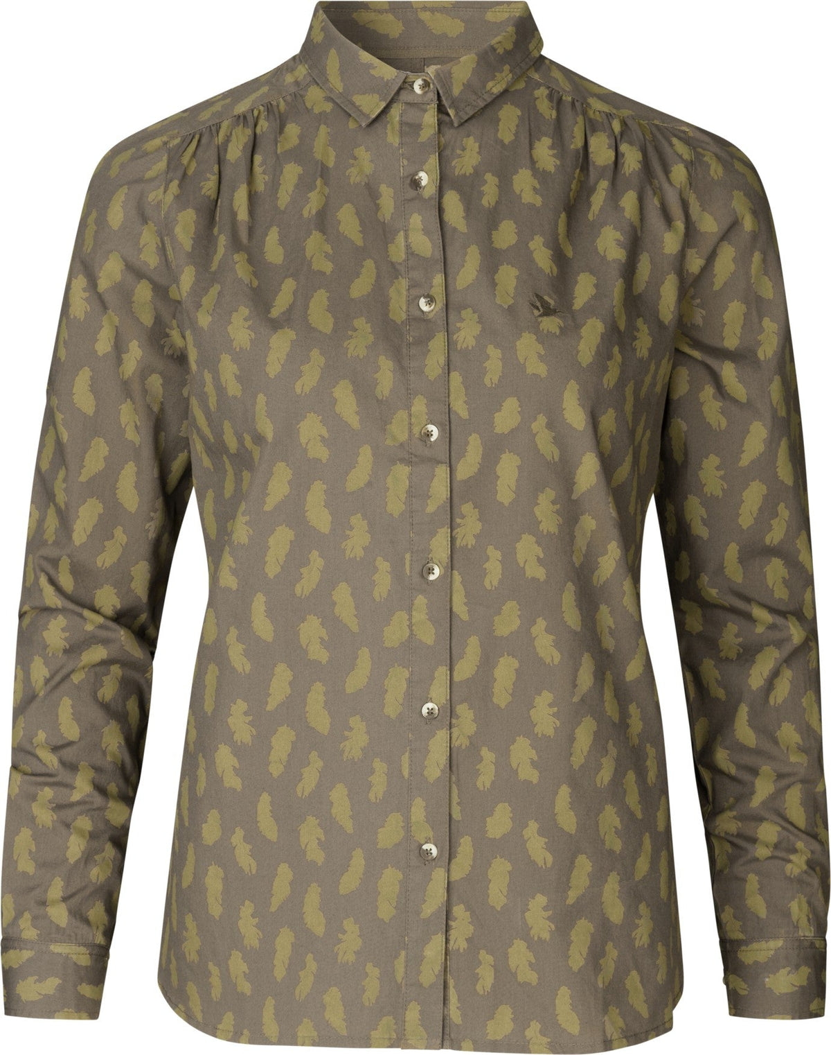 Skeet Lady skjorta Olive Feather - Seeland