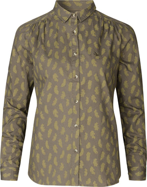 Skeet Lady skjorta Olive Feather - Seeland