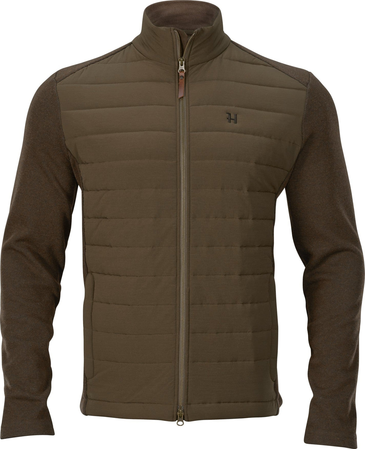 Retrieve Insulated cardigantröja Dark warm olive - Härkila