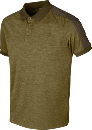 Tech pikétröja Dark olive/Willow green - Härkila
