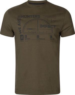 Impact kortärmad t-shirt Willow green - Härkila